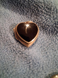 Vinatge Sterling Onyx Heart Locket