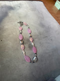 artisan-crafted mixed media statement necklace