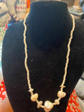 vintage boho statement necklace