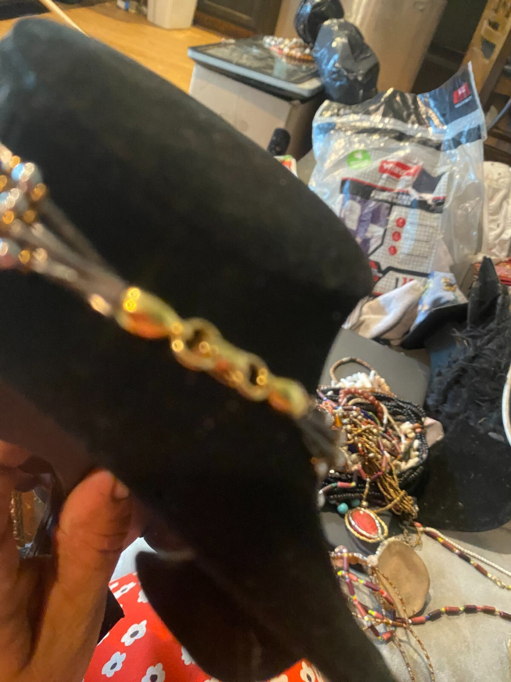 vintage boho statement necklace