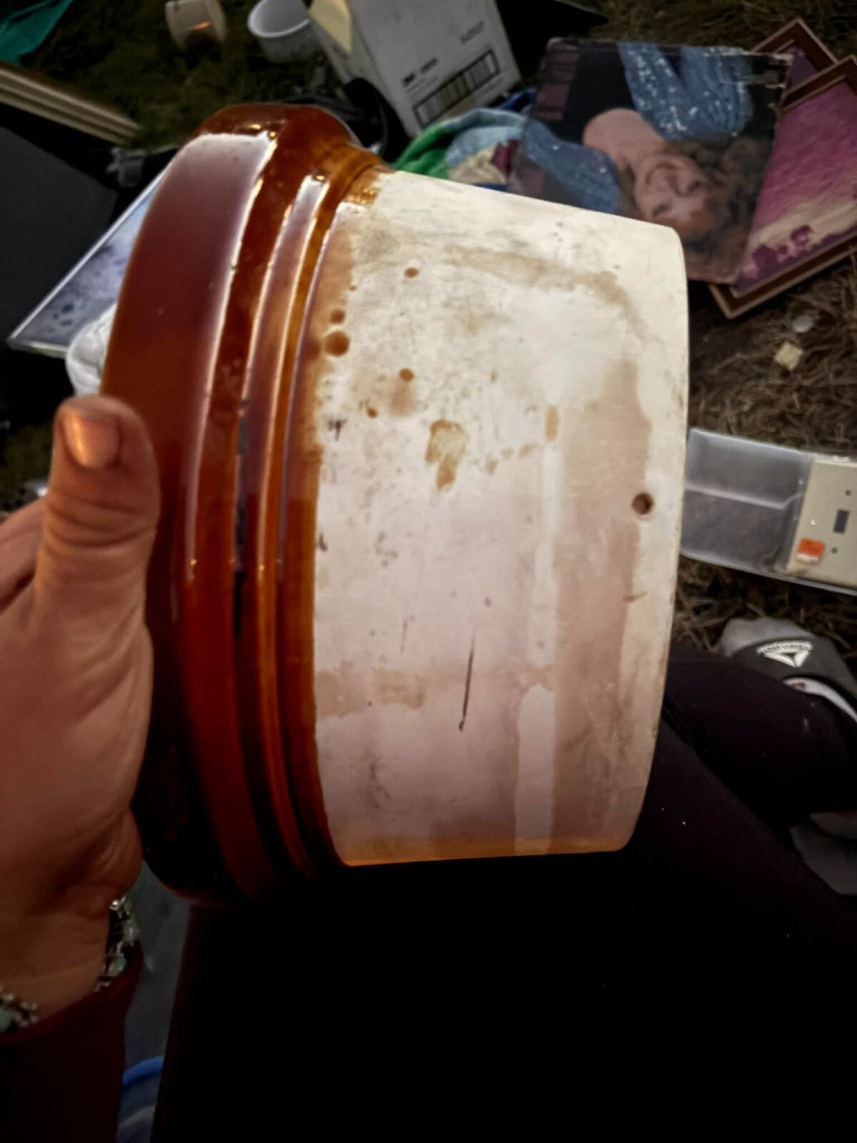 ceramic stoneware insert liner for rival crock