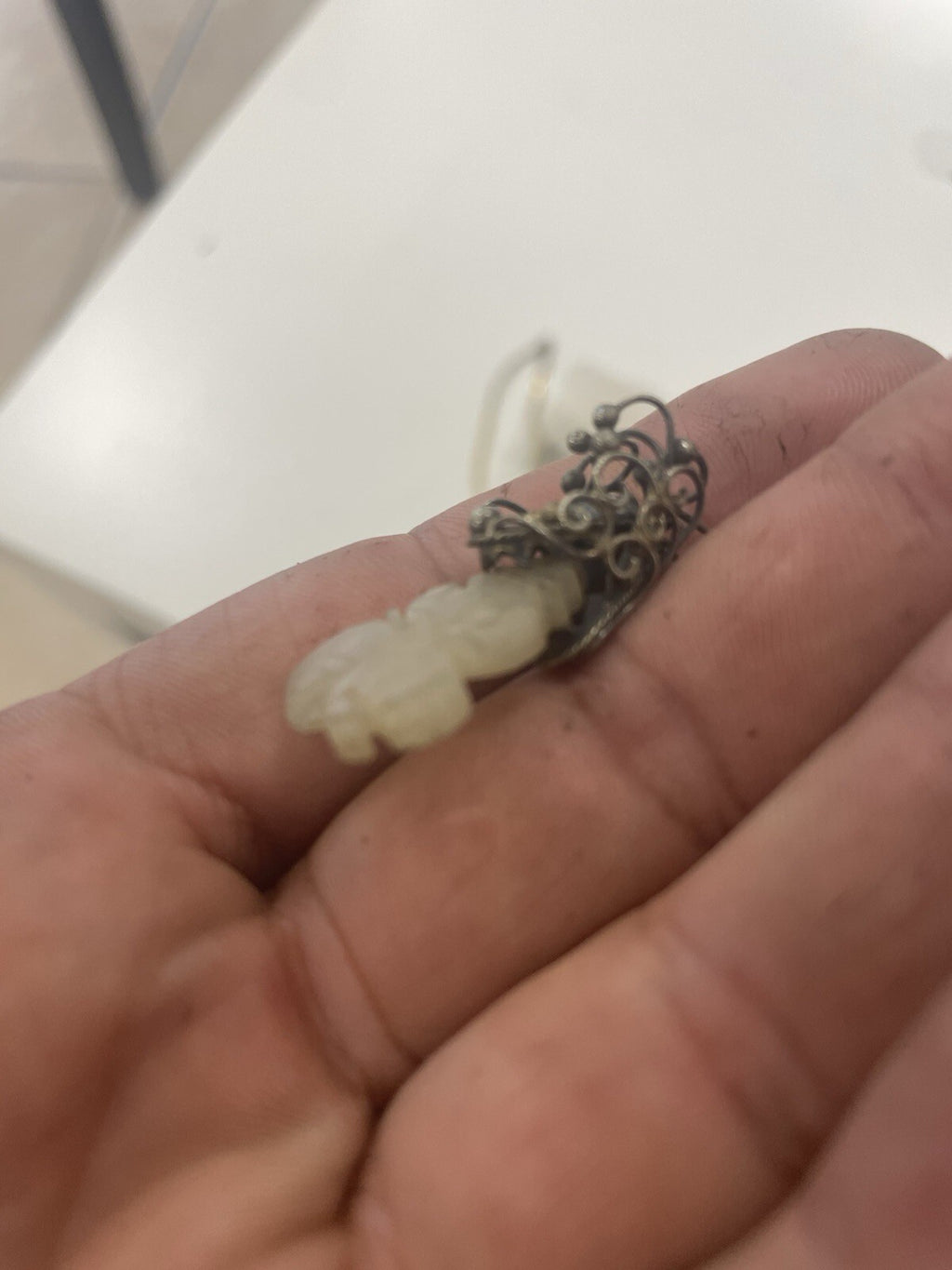 Late Qing / Early Republic Dragon Jade Pendant