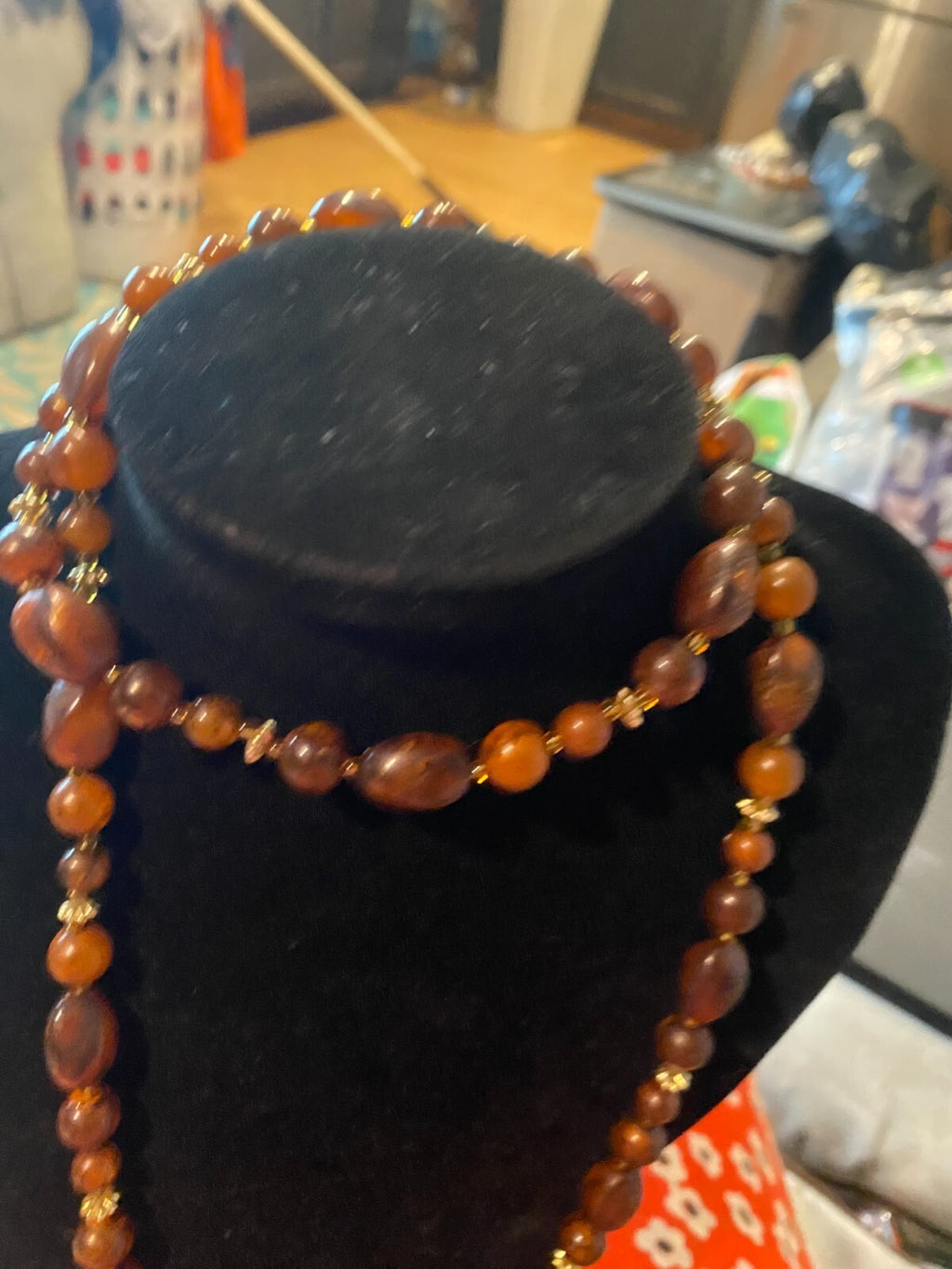vintage boho statement necklace