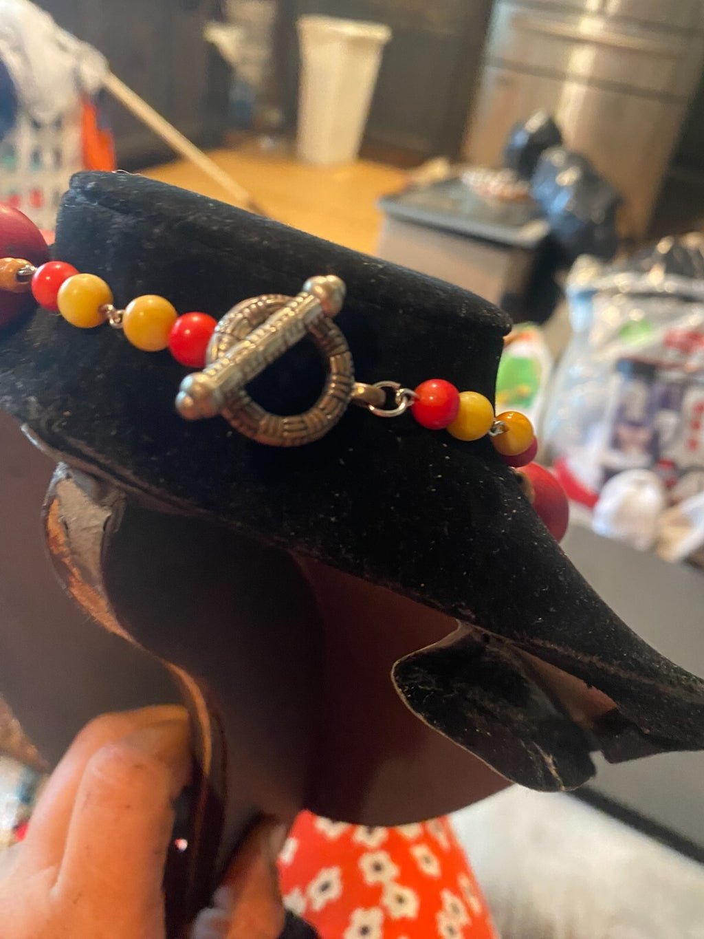 vintage boho statement necklace
