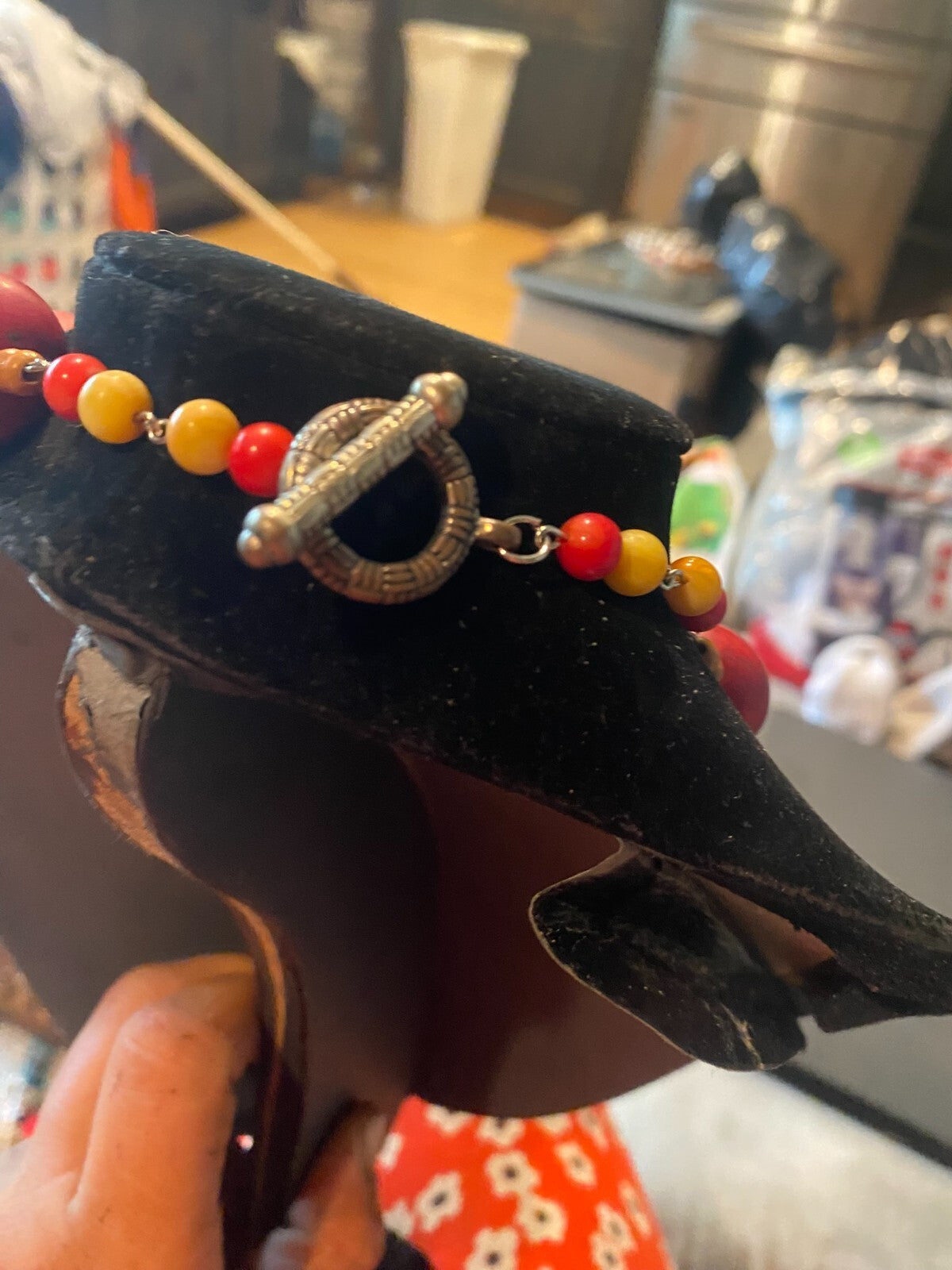 vintage boho statement necklace
