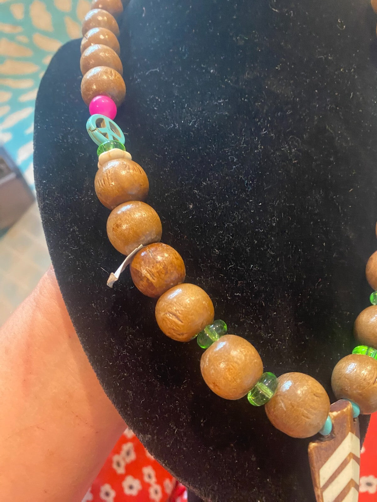vintage boho statement necklace