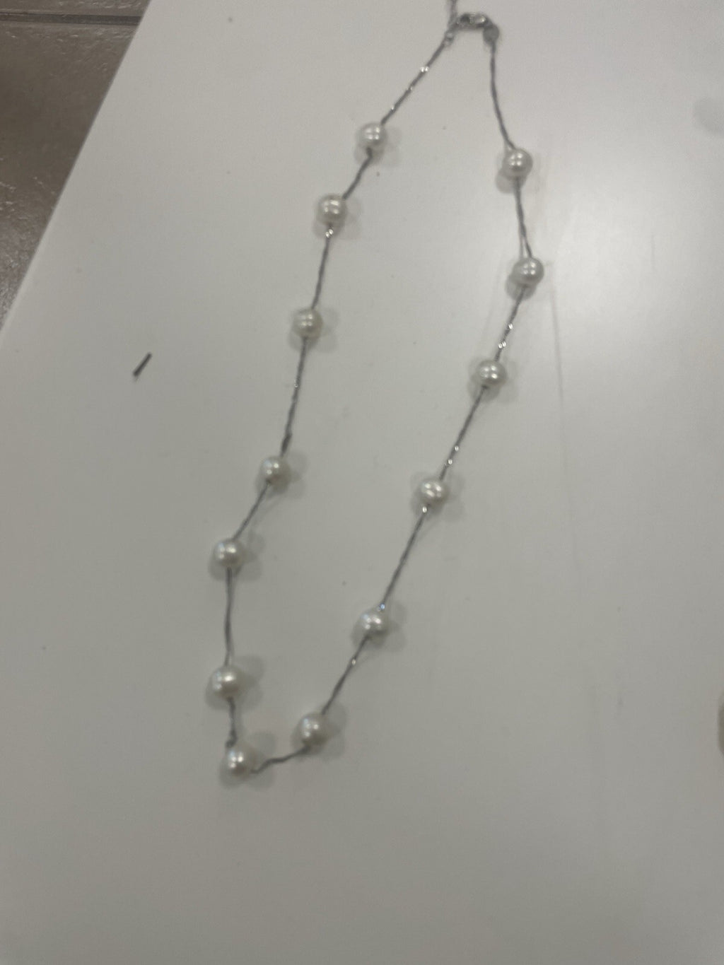 925 Cultures Pearl Floating Necklace