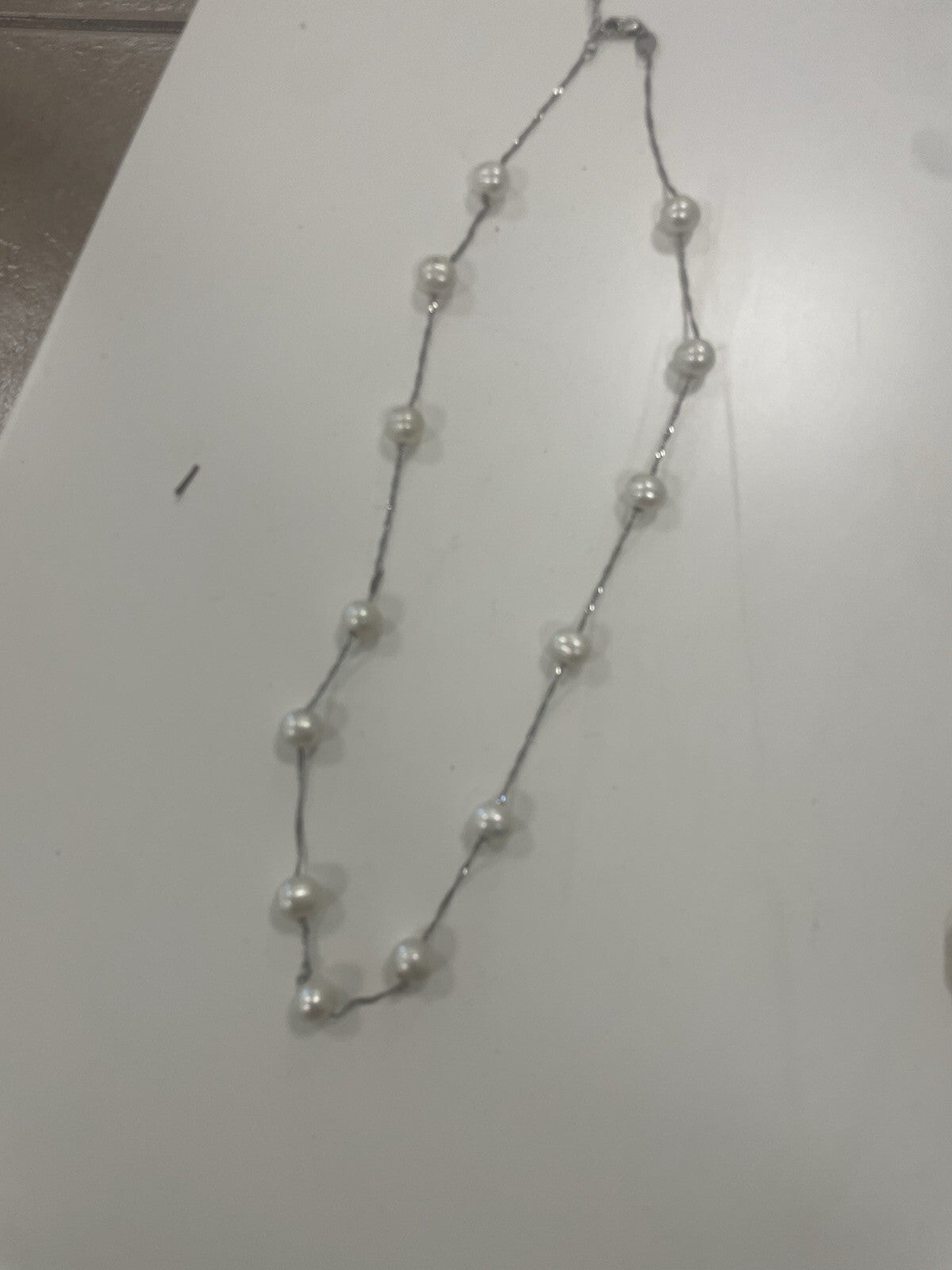 925 Cultures Pearl Floating Necklace