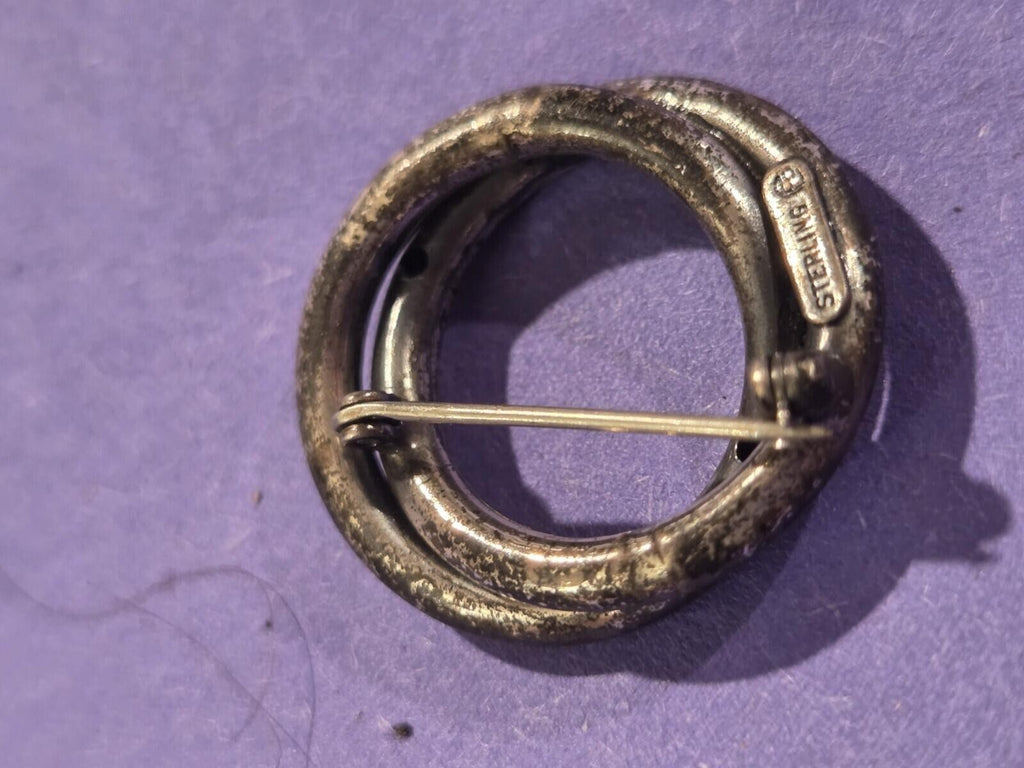 Vintage Denmark Sterling Infinity Pin