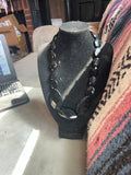 vintage black onyx  chunky necklace