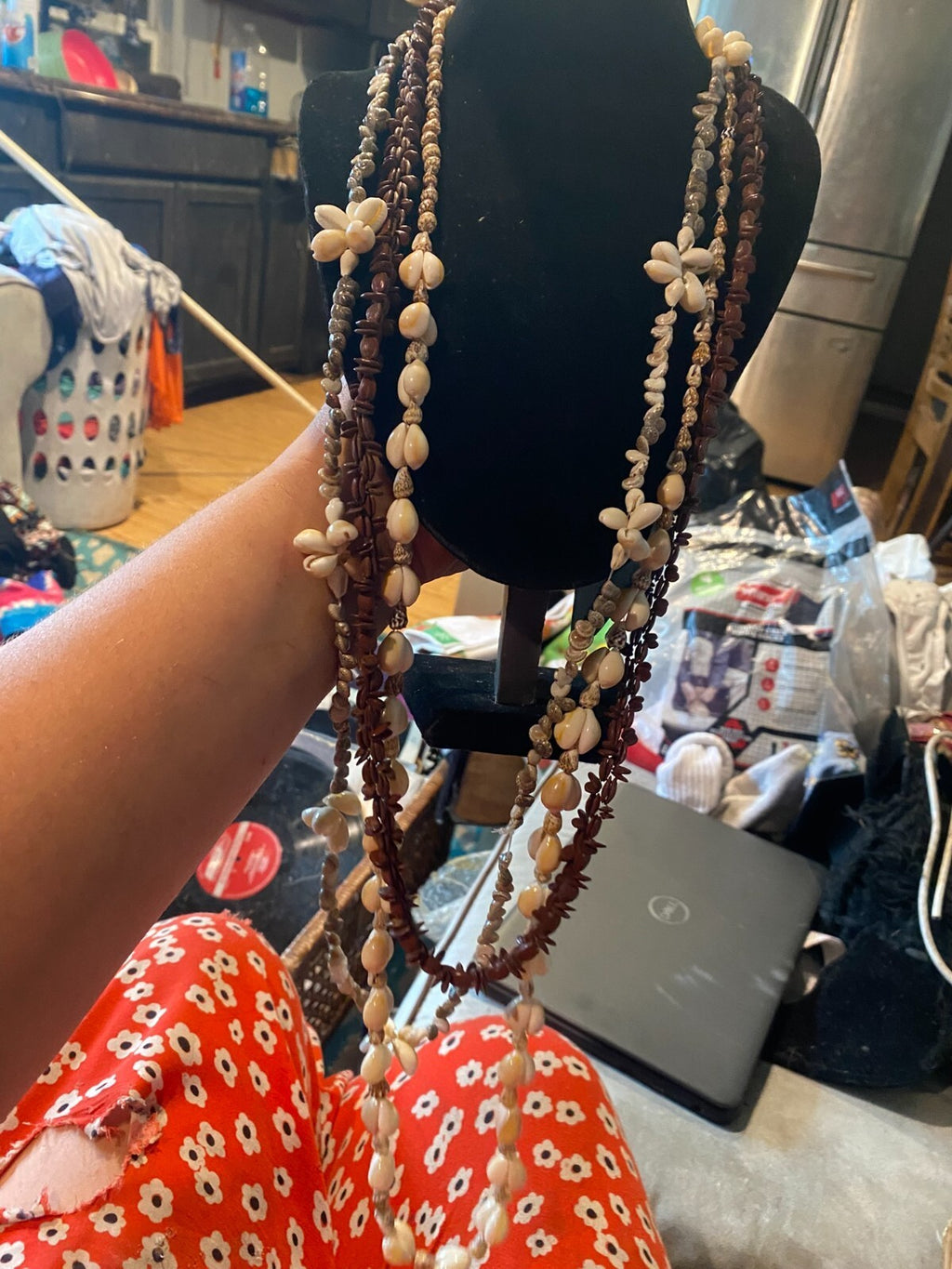 vintage boho statement necklace