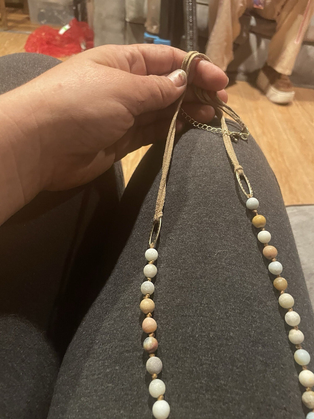 2 Genuine Jasper Necklaces