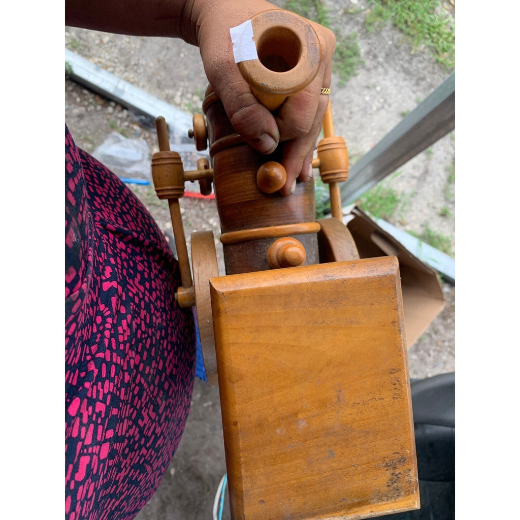 Vintage 1979 John Bonath Signed Wooden Locomotive Steam Engine Southbound Line