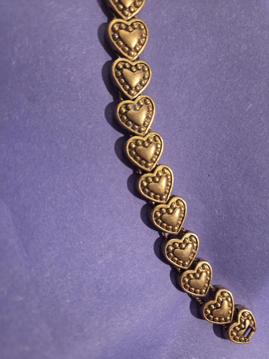 Vjntage Heart Slider Braceler