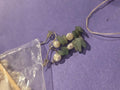 Sterling Adventurine Pearl Earrings