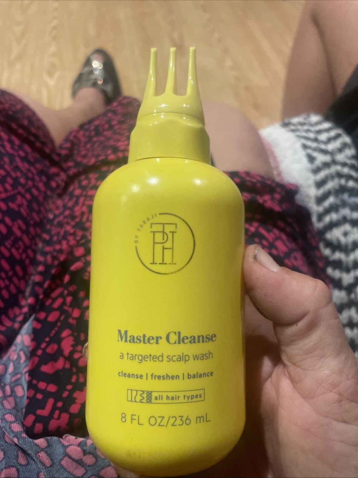 NIB TPH by Taraji Master Cleanse Targeted Scalp Wash Hair Rinse,  8 fl oz