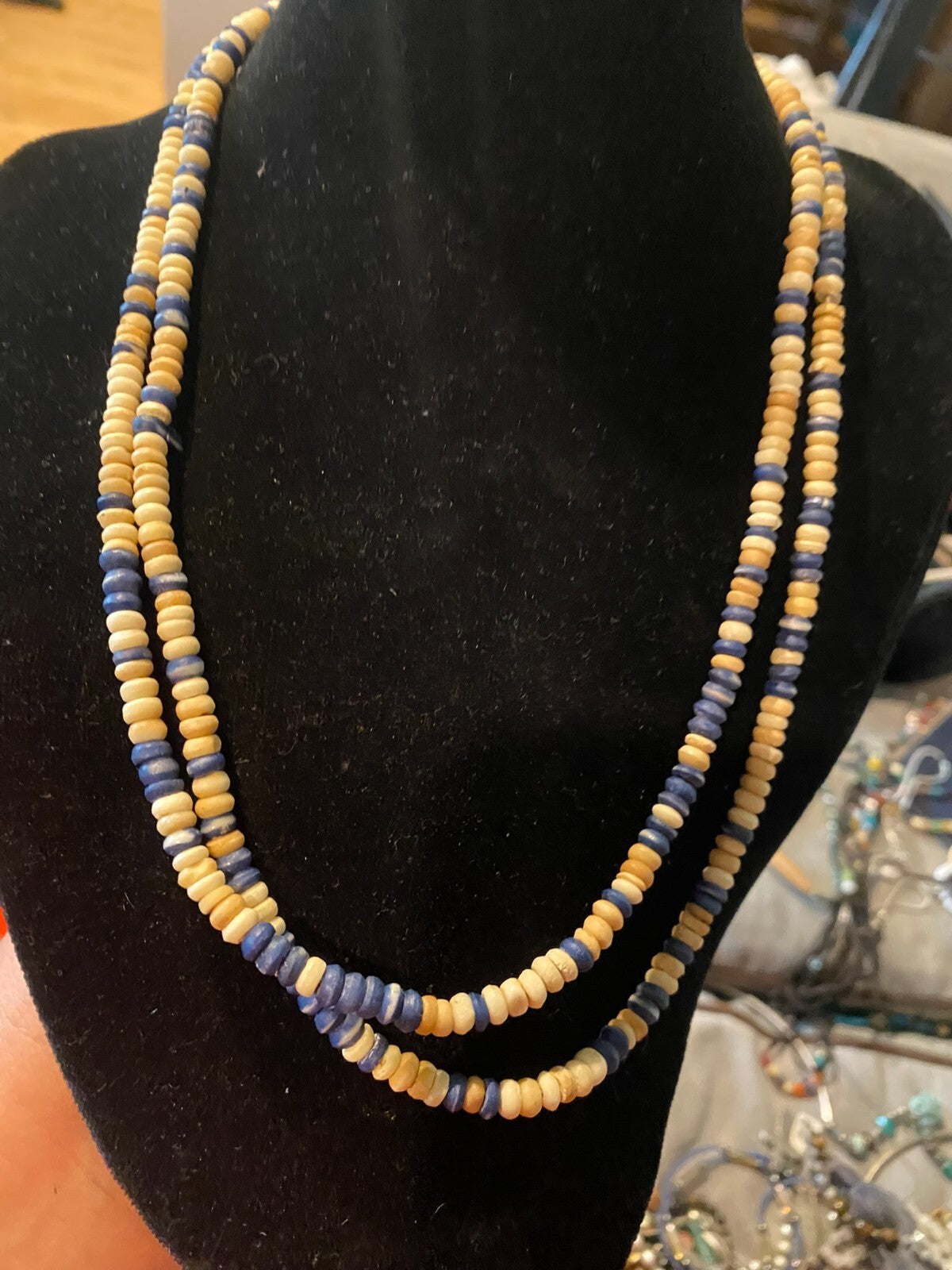 vintage boho statement necklace