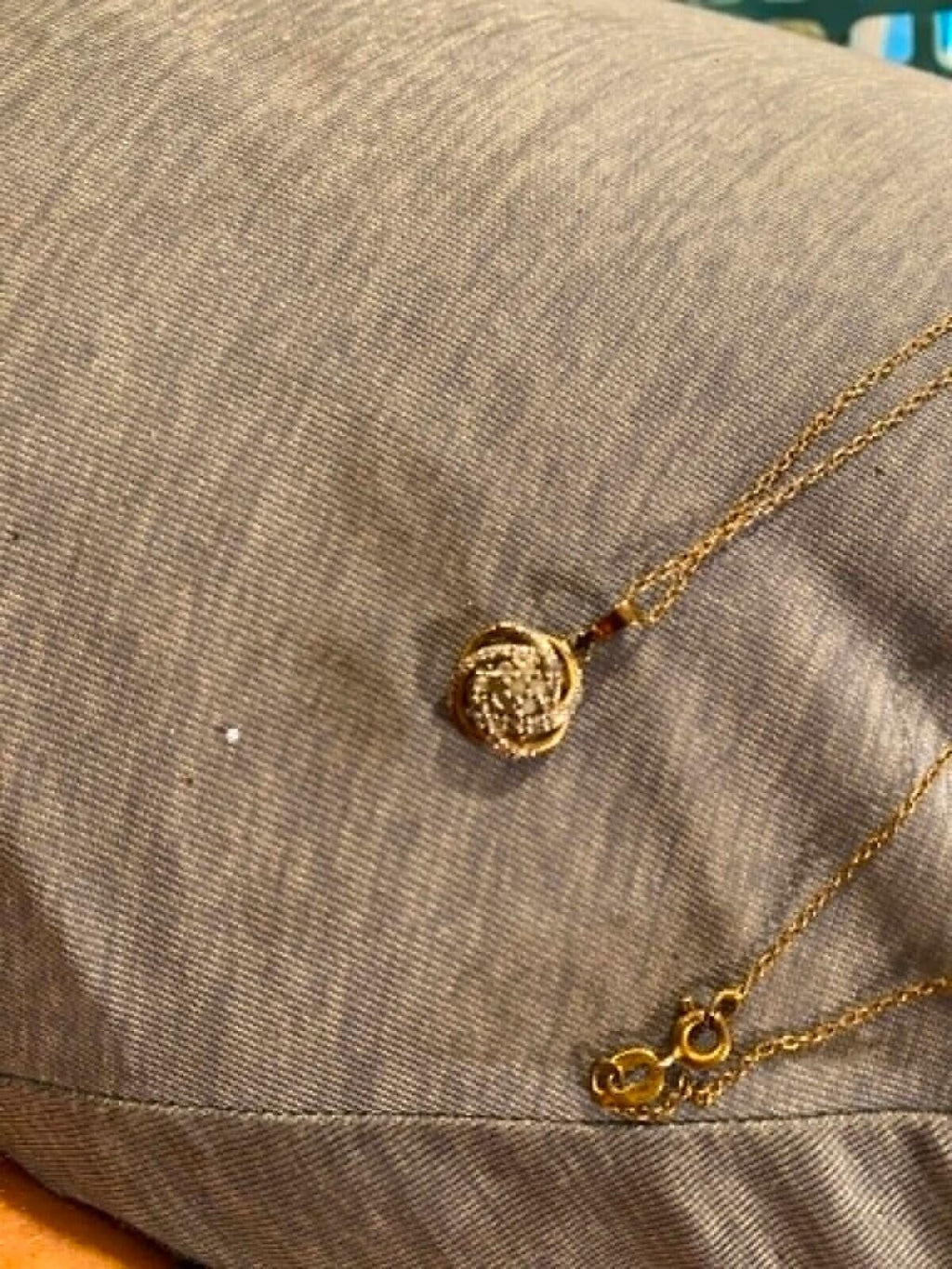 sterling cz flower pendant necklace