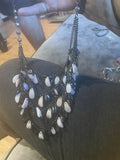 Vintage Multi strand Bin Necklace With Chain