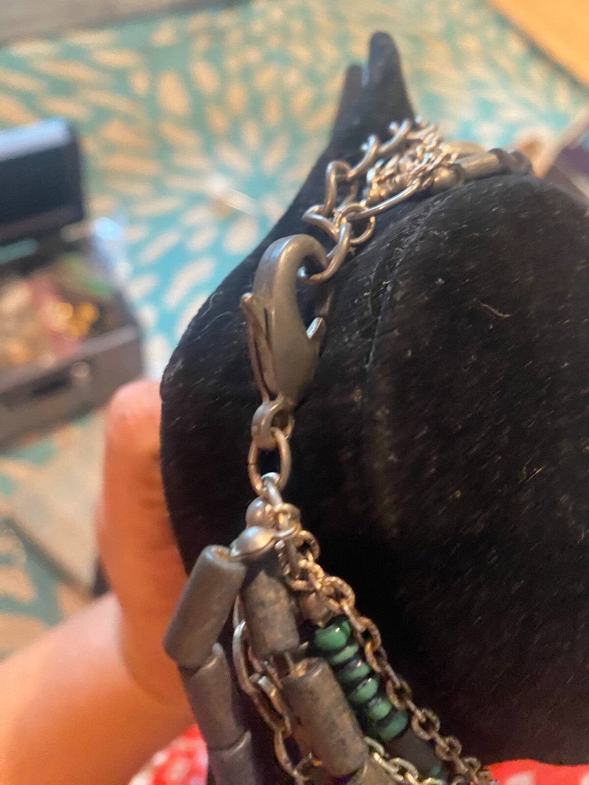 vintage boho statement necklace