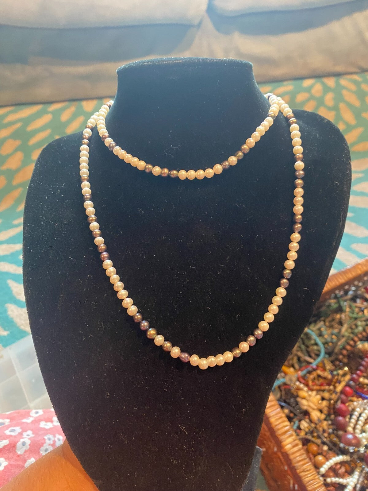 vintage boho statement necklace