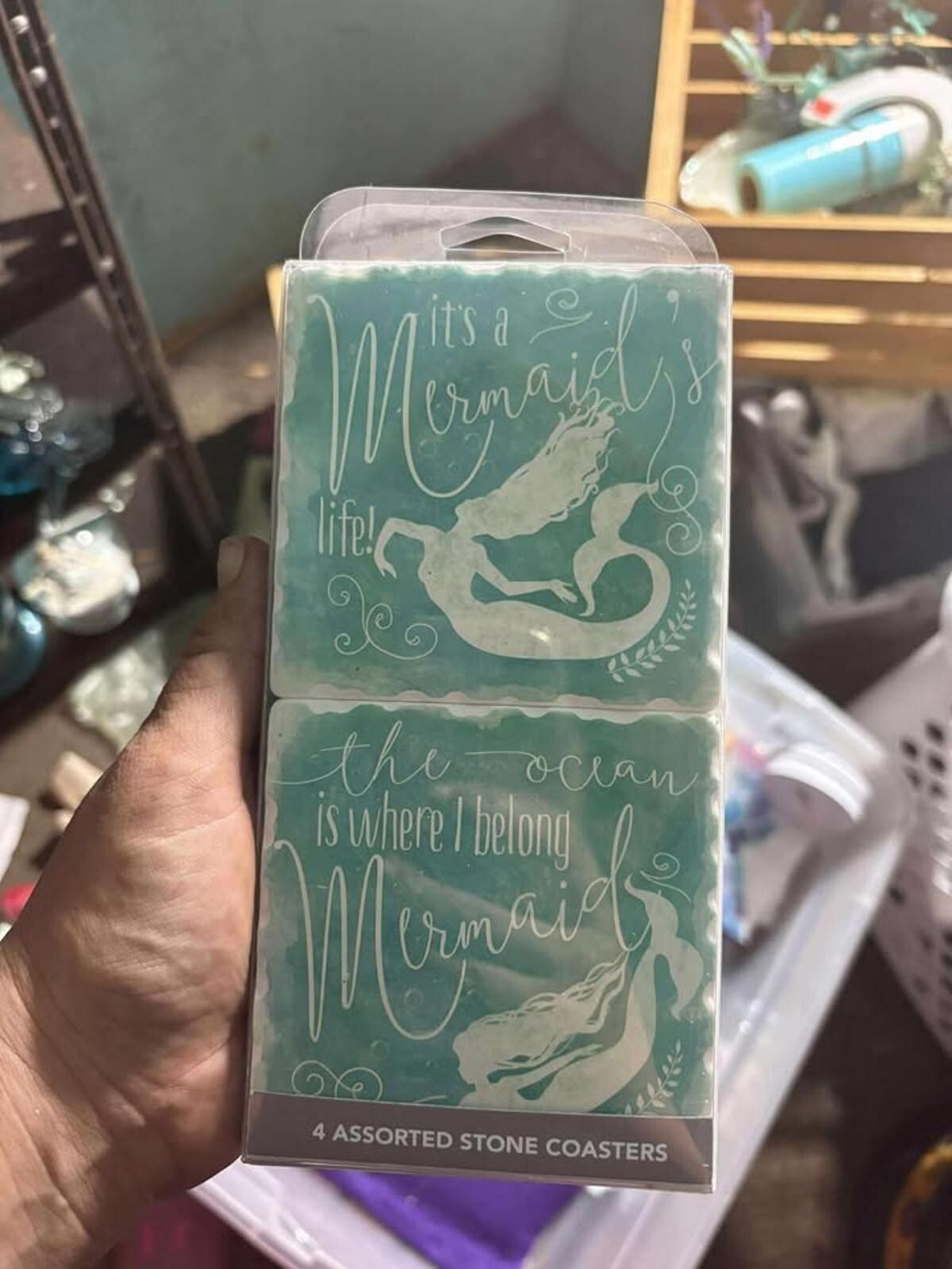 mermaid coasters
