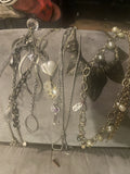Silver Toned Lot Of Dainty Metal Jewelry