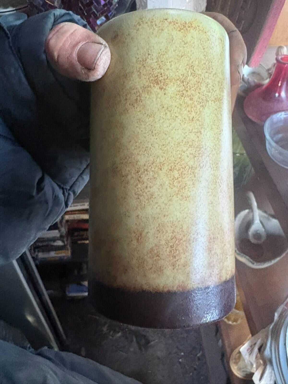 ITALIAN HAND THROWN CANDLE HOLDER