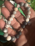 Pink Zebra Jasper Bracelet Natural Stones