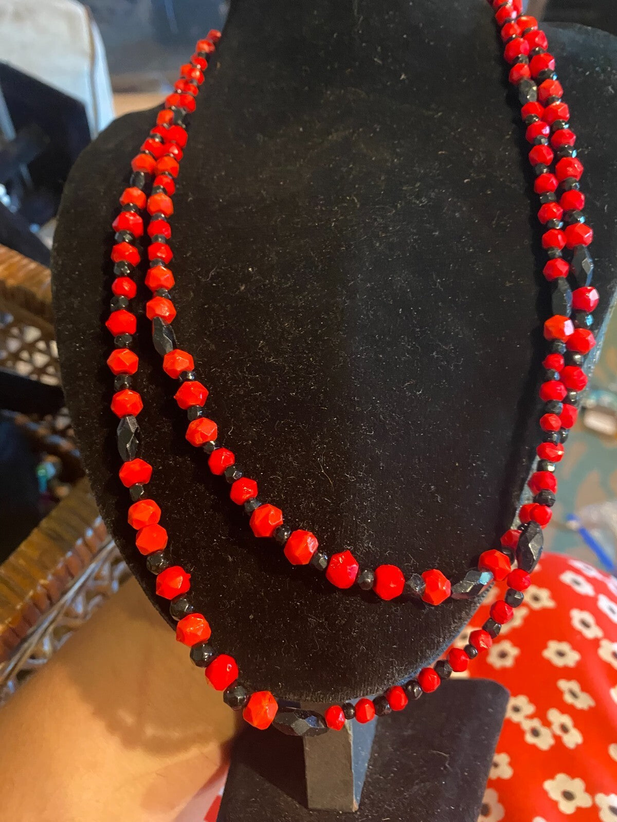 vintage boho statement necklace