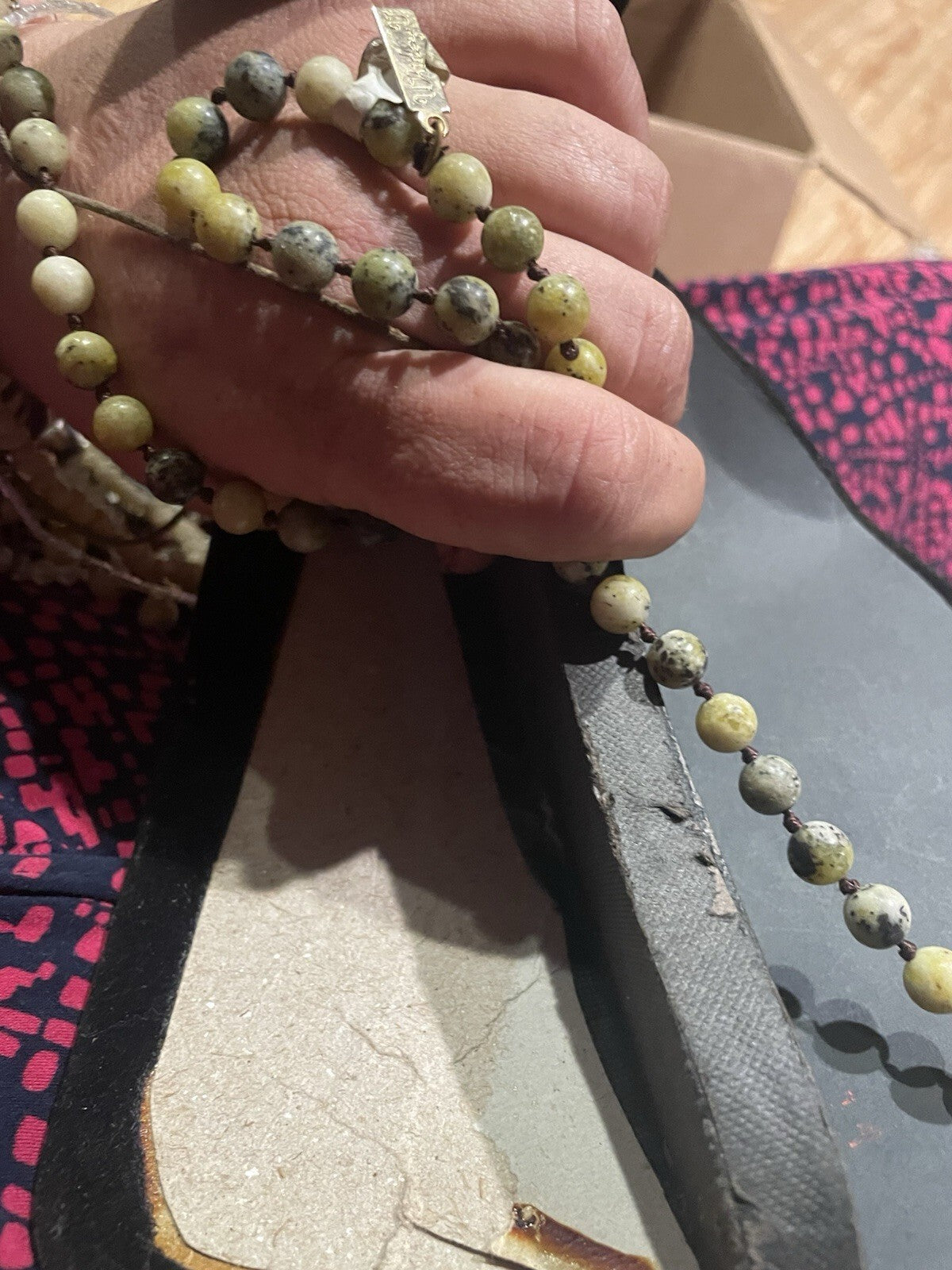 Yellow Turquoise Agate Pendent