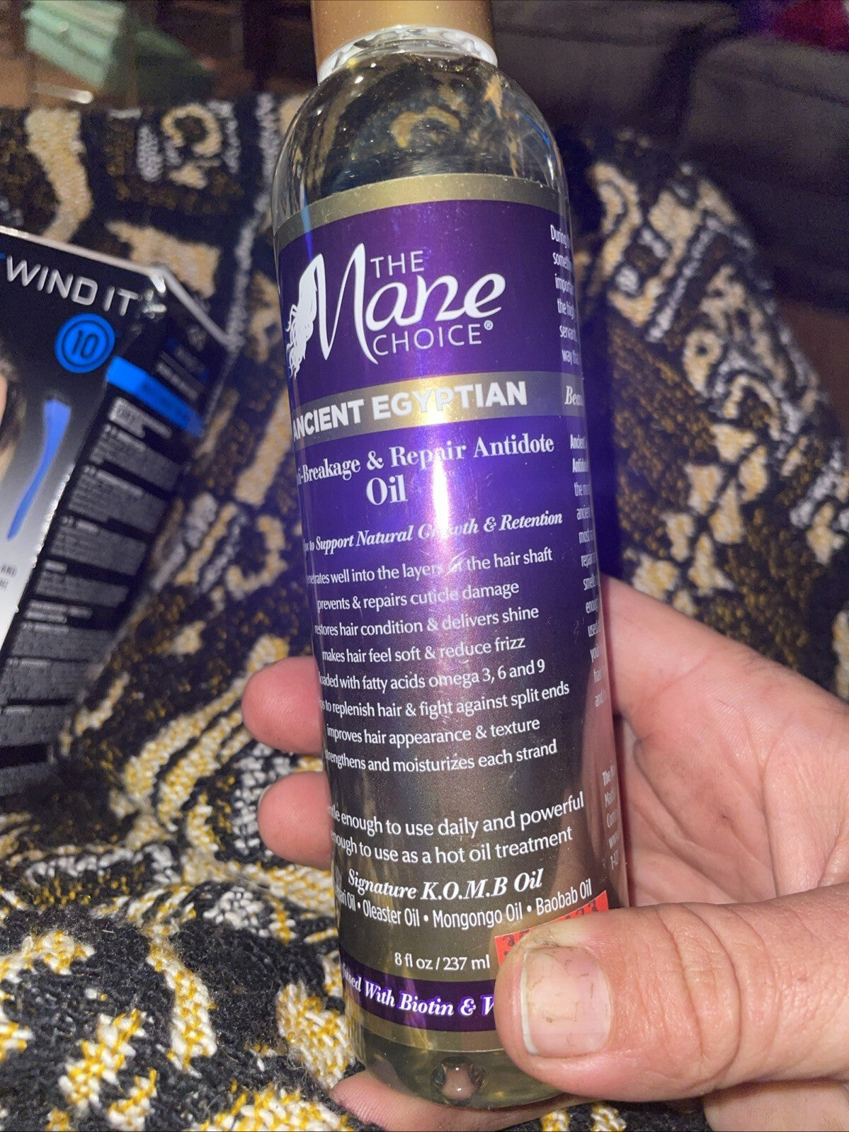 The Mane Choice Ancient Egyptian Anti-Breakage Hair Oil, 8 oz, Lightweight