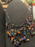 Czech Glass Sead Bead Homemade Necklace Boho