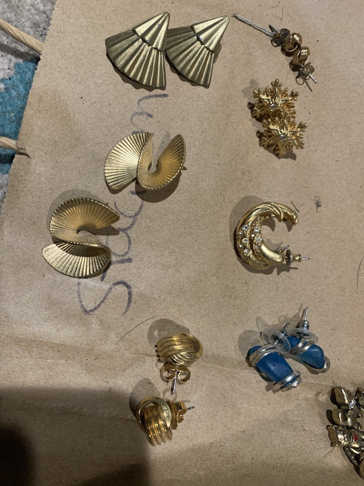Vintage Signed Avon Earrings 7-Pair Estate Lot
