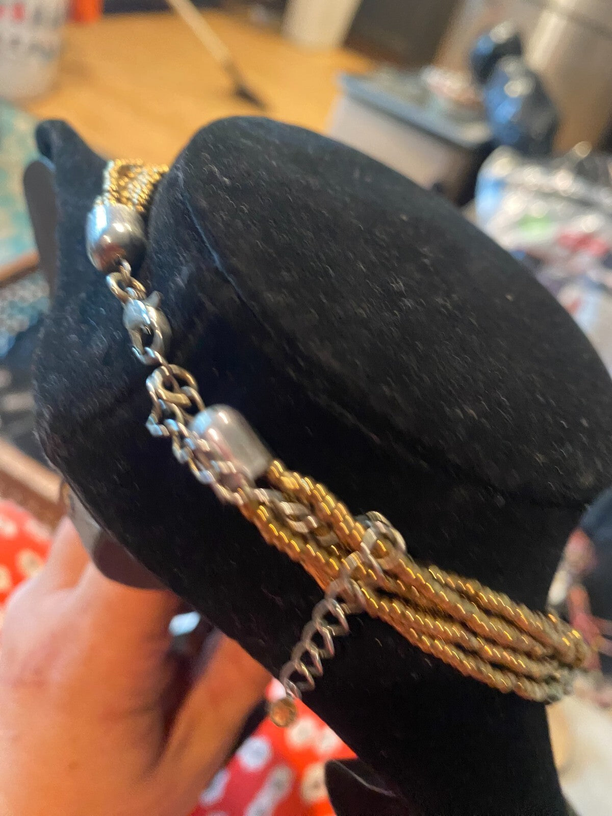 vintage boho statement necklace
