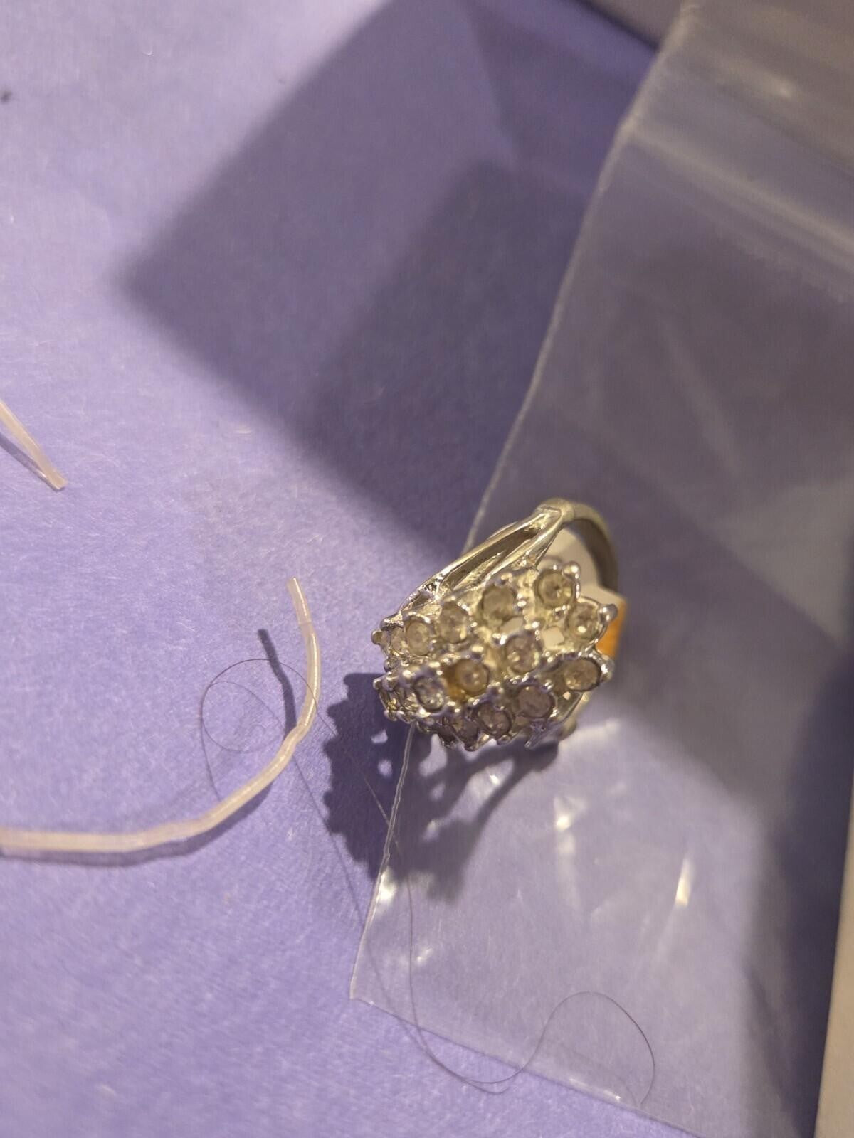 Size 5 Sterling Diamond? Ring