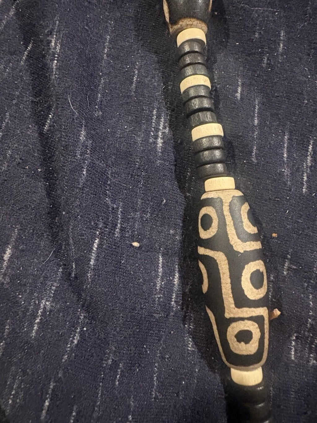 9 Eye Dzi Bead Necklace