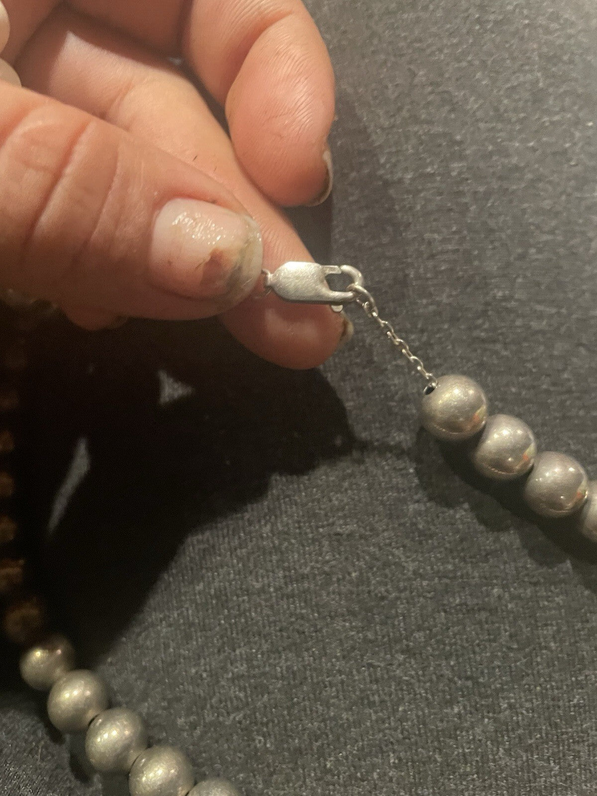 Silver Pearl 925 Necklace