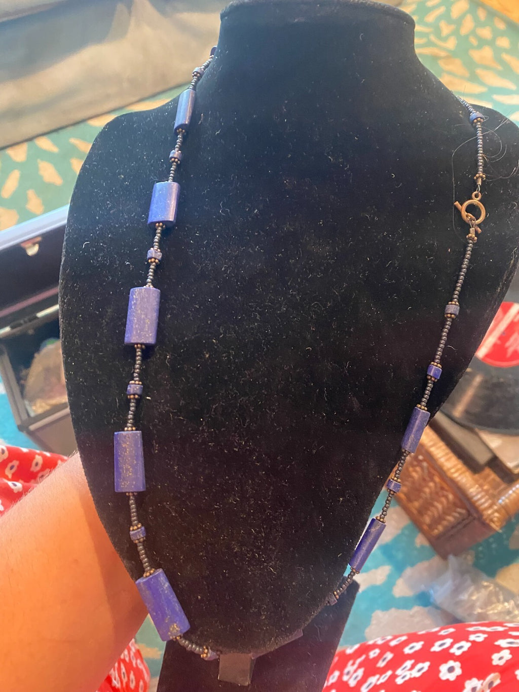 vintage boho statement necklace