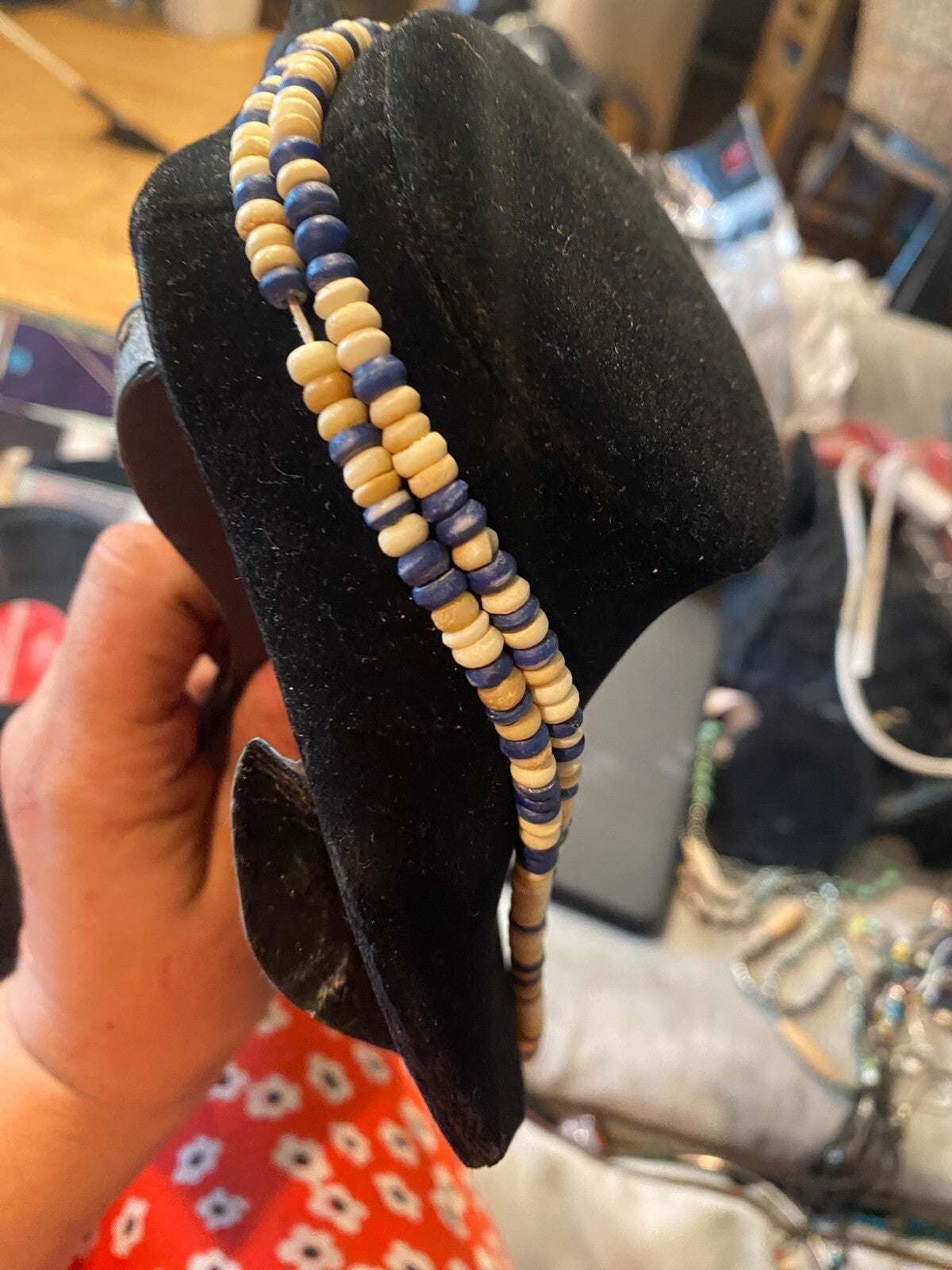vintage boho statement necklace