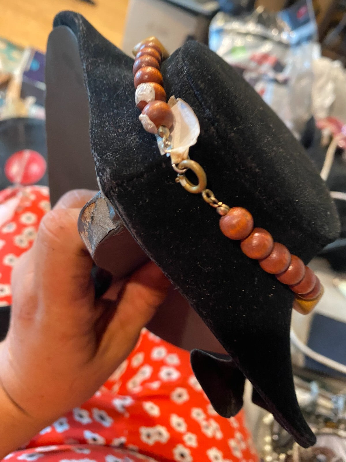 vintage boho statement necklace