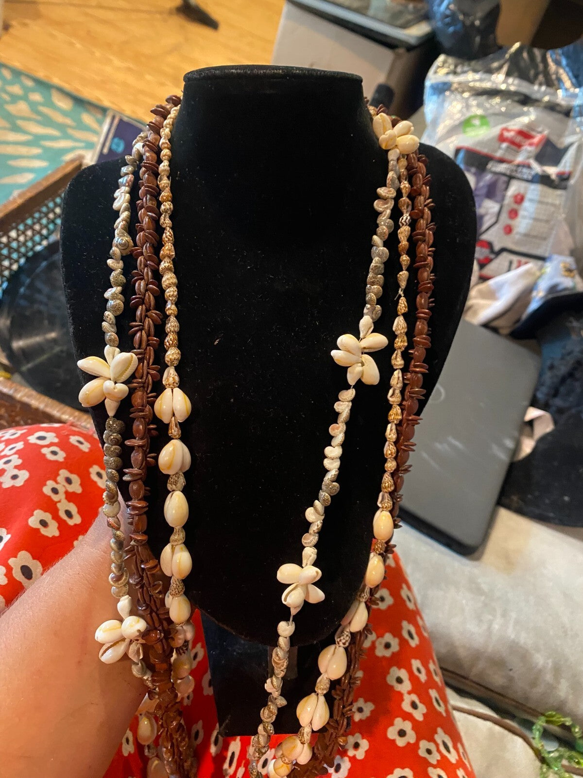 vintage boho statement necklace