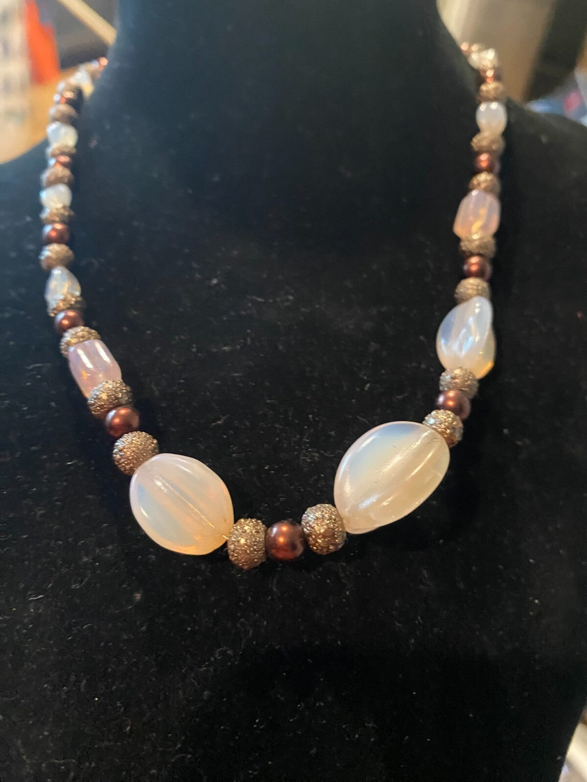 vintage boho statement necklace