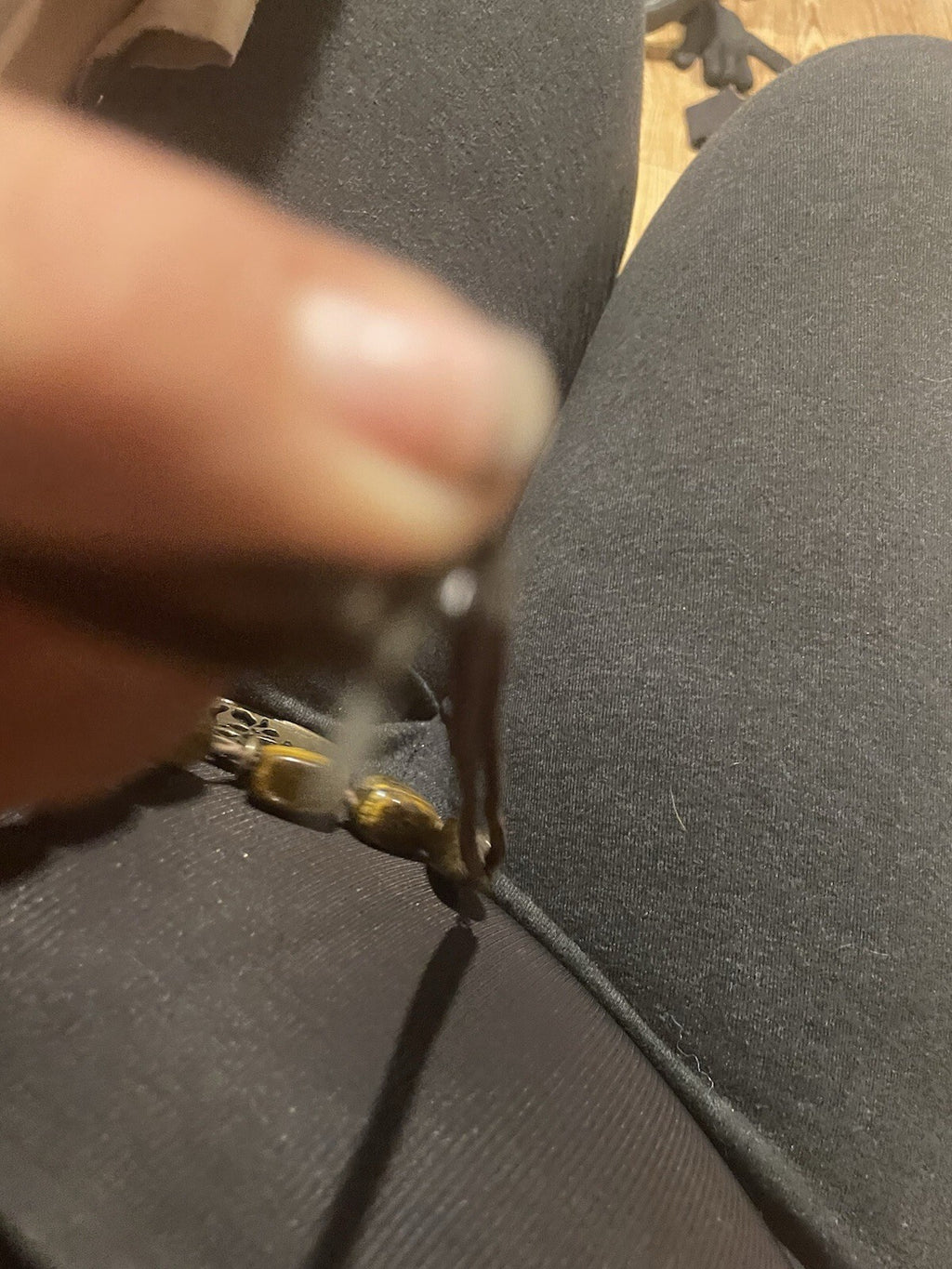 Egyptian Revival Tigers Eye Necklace