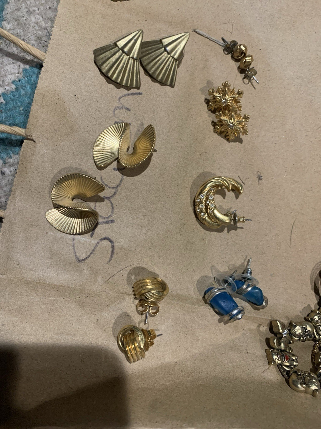 Vintage Signed Avon Earrings 7-Pair Estate Lot