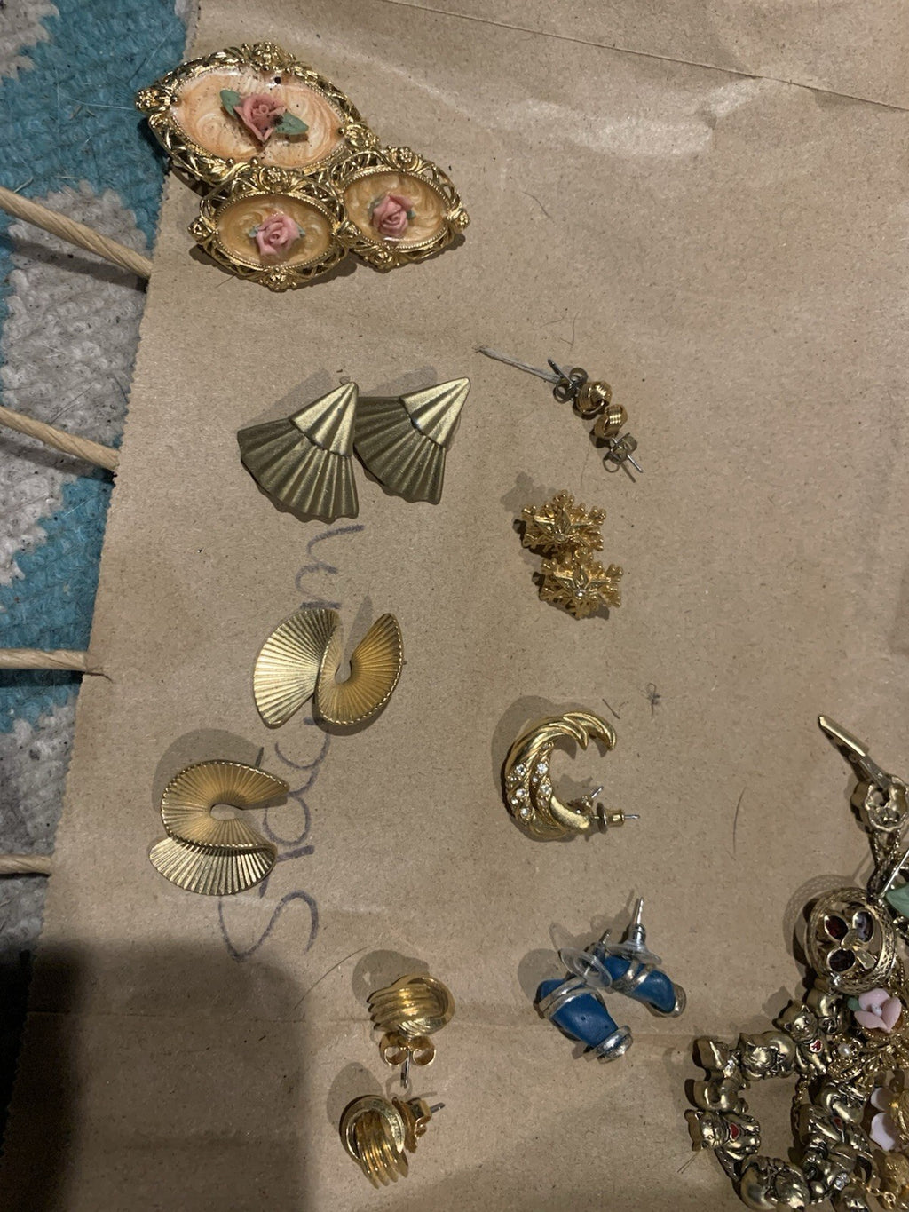 Vintage Signed Avon Earrings 7-Pair Estate Lot