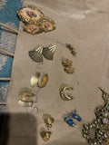 Vintage Signed Avon Earrings 7-Pair Estate Lot