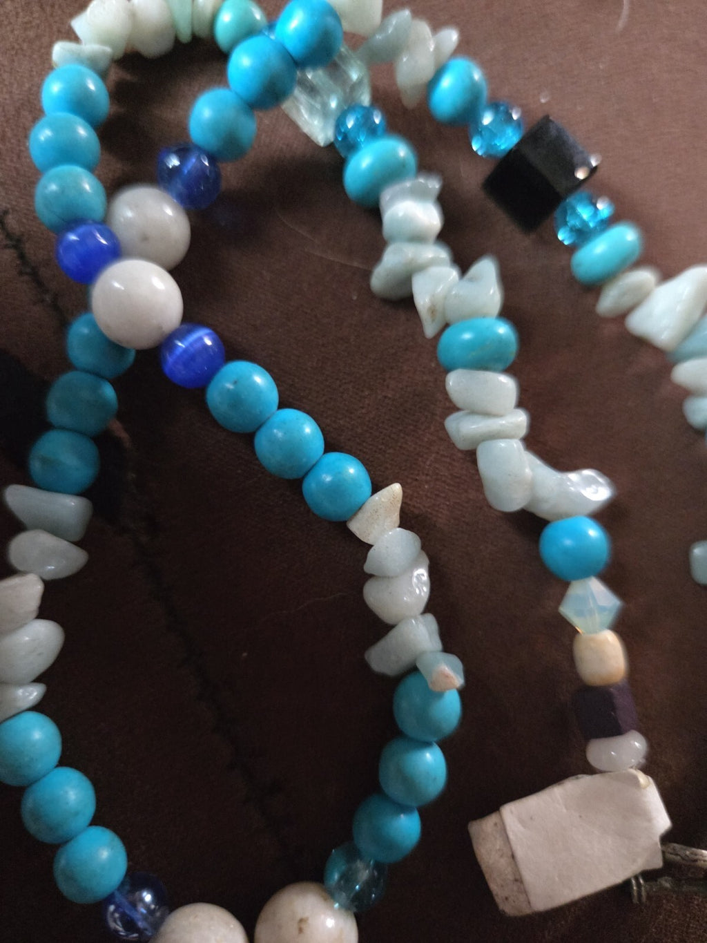 Leacock Ore Turquoise Necklace W/ Stone