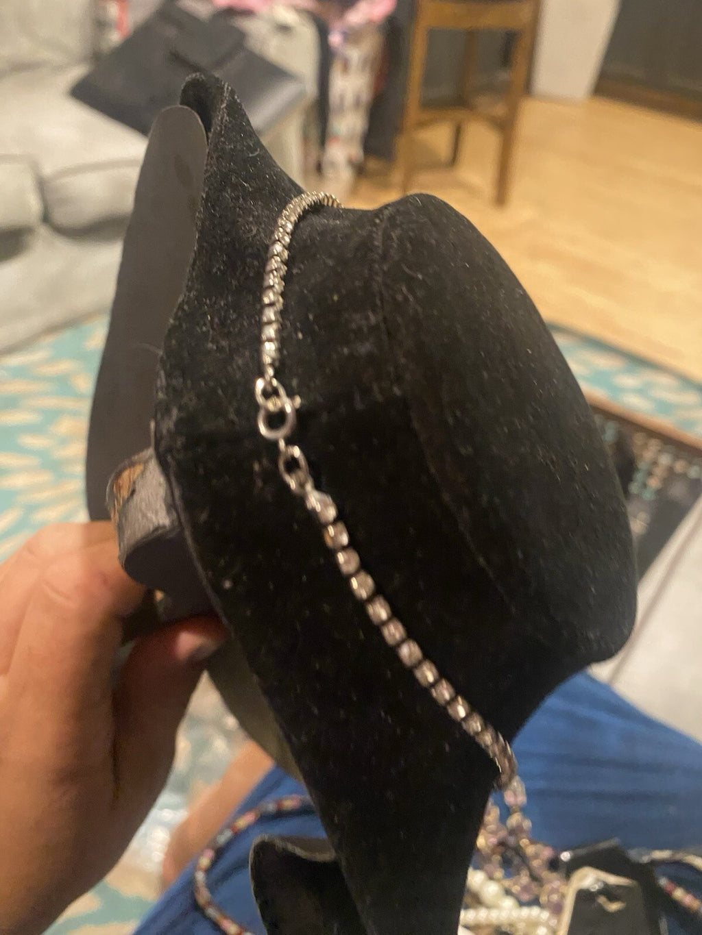 Vintage 1950s Diamante Choker Necklace