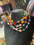 East African paper bead necklace